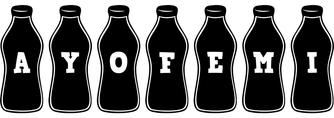 Ayofemi bottle logo
