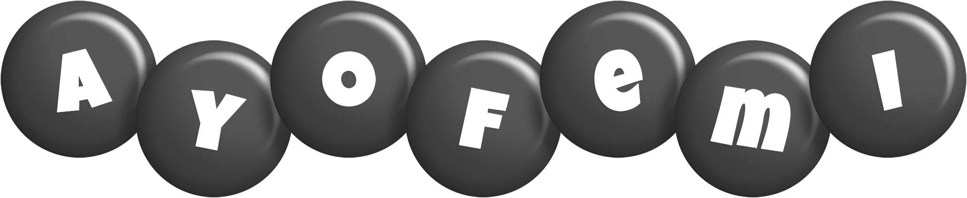 Ayofemi candy-black logo