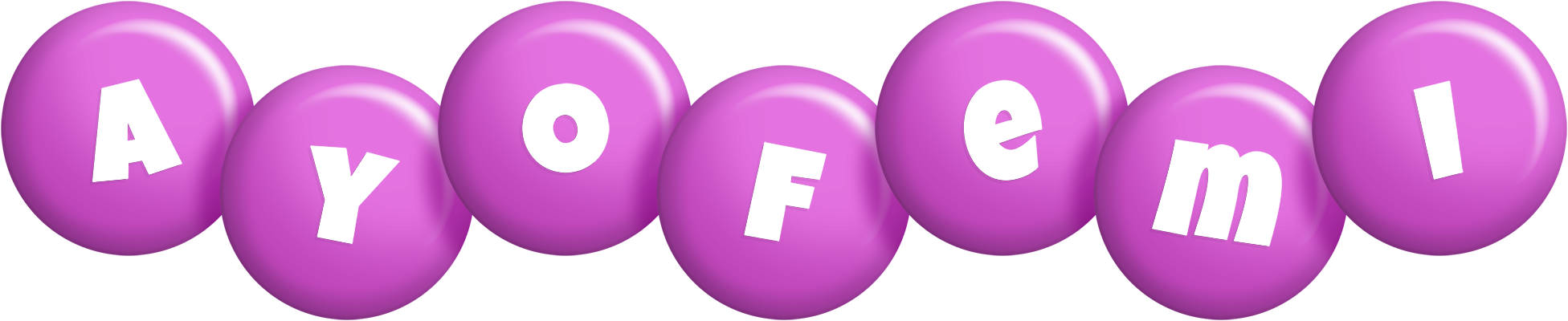 Ayofemi candy-purple logo