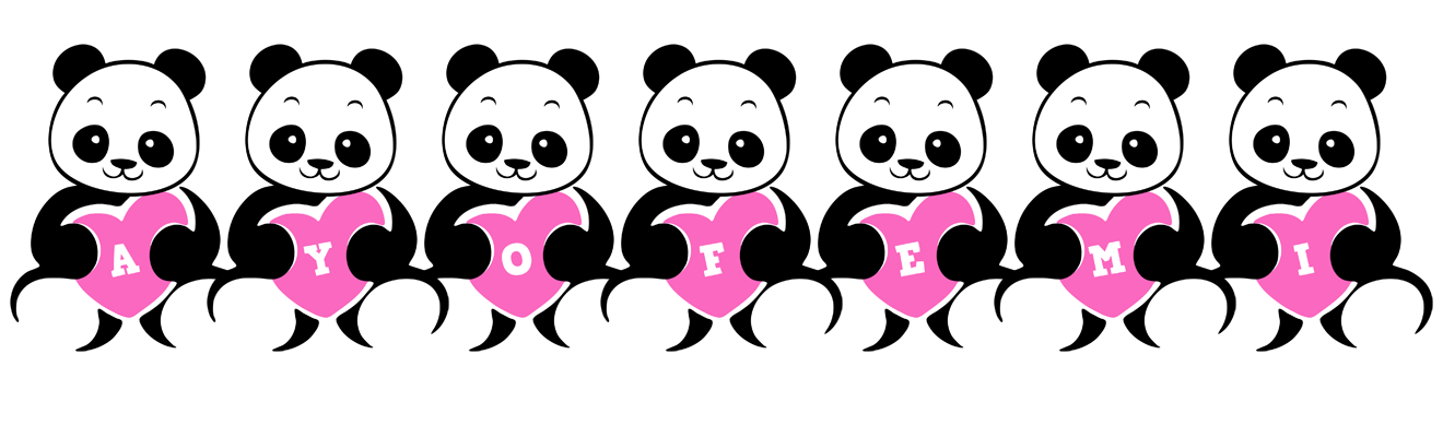 Ayofemi love-panda logo