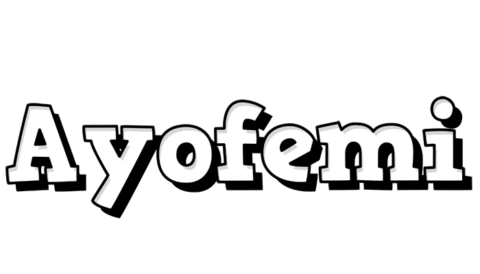 Ayofemi snowing logo