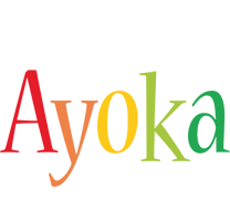 Ayoka birthday logo