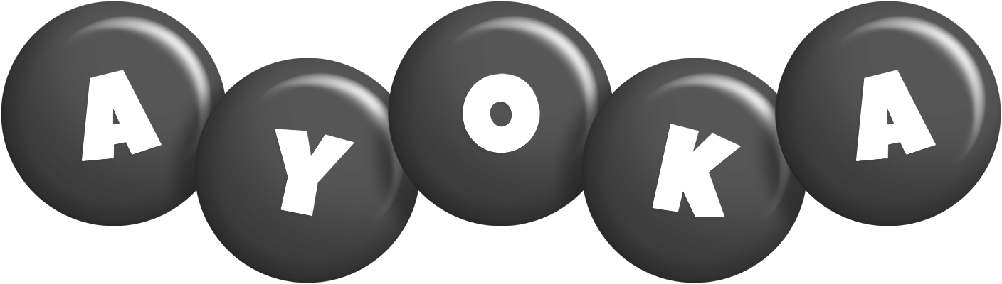 Ayoka candy-black logo