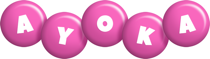 Ayoka candy-pink logo