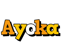 Ayoka cartoon logo