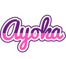 Ayoka cheerful logo