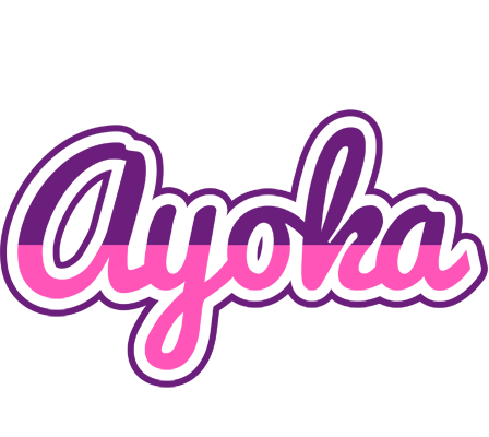 Ayoka cheerful logo