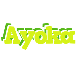 Ayoka citrus logo