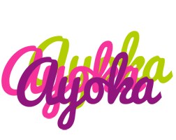 Ayoka flowers logo