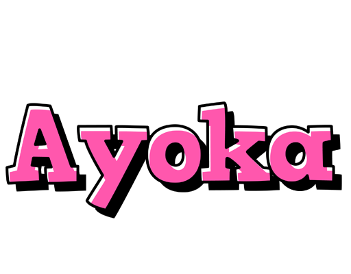 Ayoka girlish logo