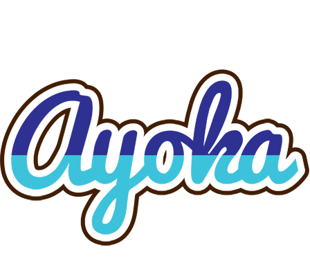 Ayoka raining logo