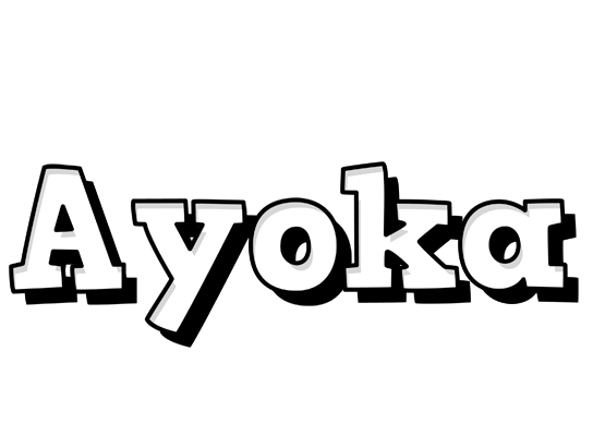 Ayoka snowing logo