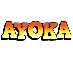 Ayoka sunset logo