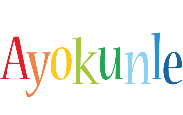 Ayokunle birthday logo