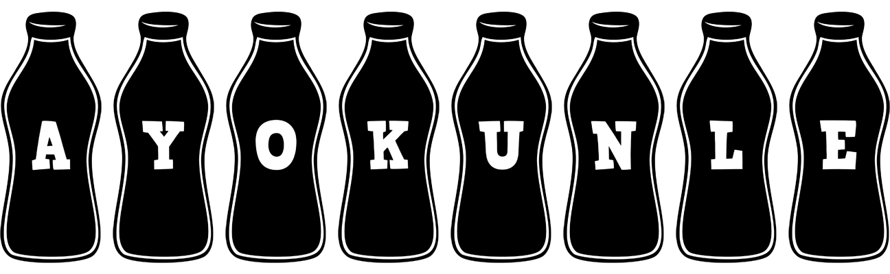 Ayokunle bottle logo
