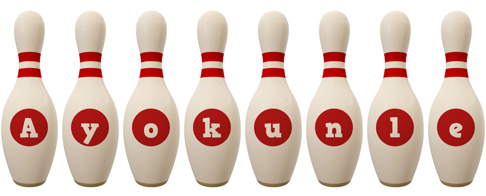Ayokunle bowling-pin logo