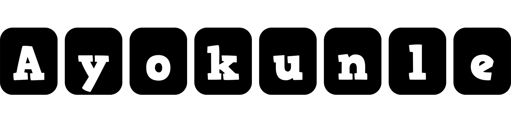 Ayokunle box logo