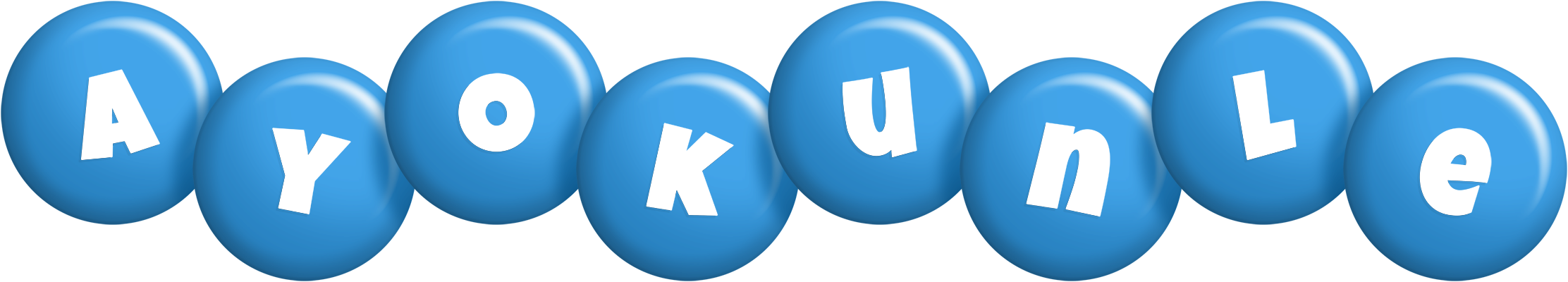 Ayokunle candy-blue logo