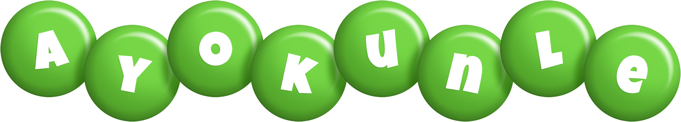Ayokunle candy-green logo