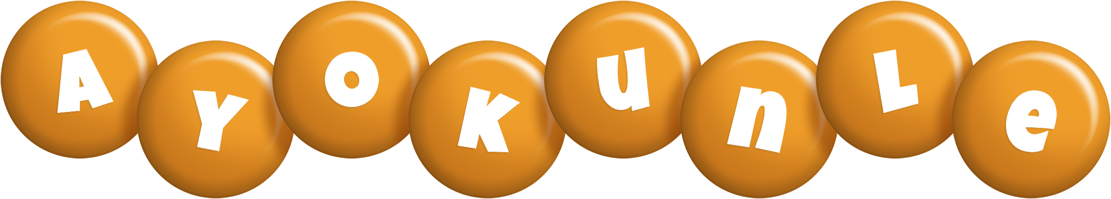 Ayokunle candy-orange logo