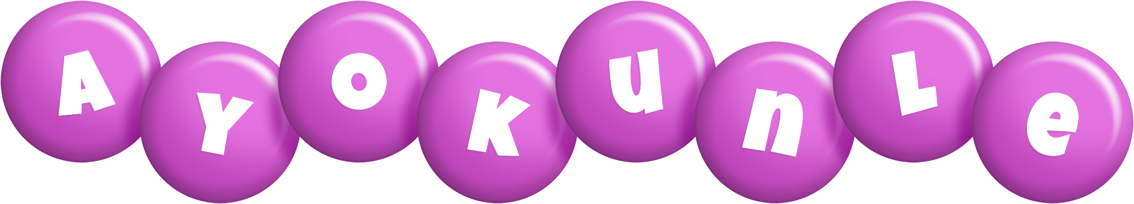 Ayokunle candy-purple logo