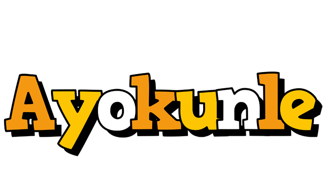 Ayokunle cartoon logo