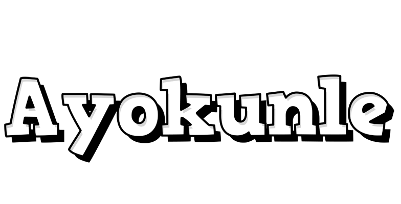 Ayokunle snowing logo