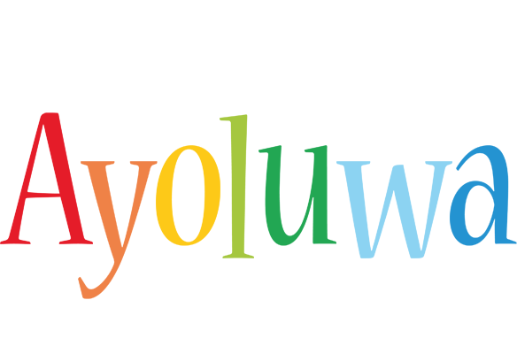 Ayoluwa birthday logo