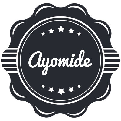 Ayomide badge logo