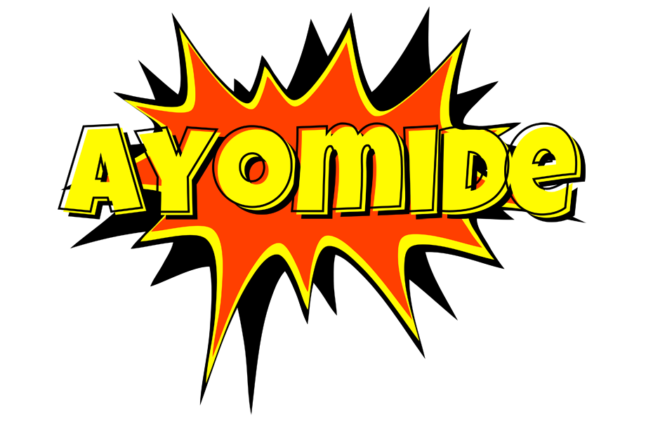 Ayomide bazinga logo