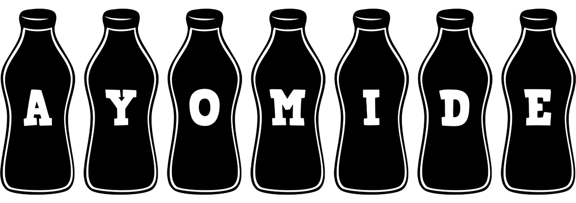 Ayomide bottle logo