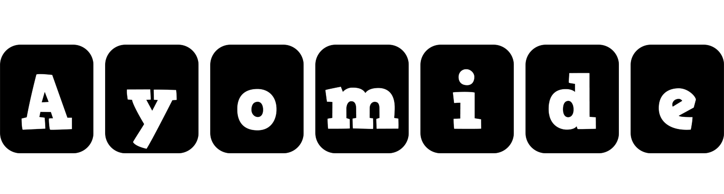 Ayomide box logo