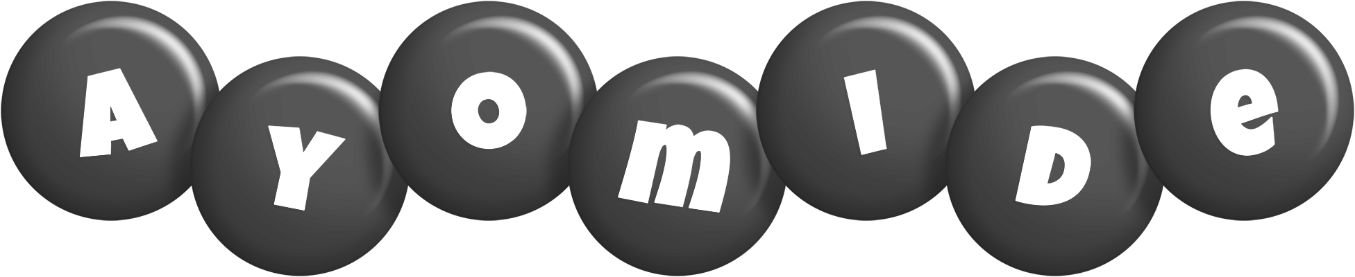 Ayomide candy-black logo
