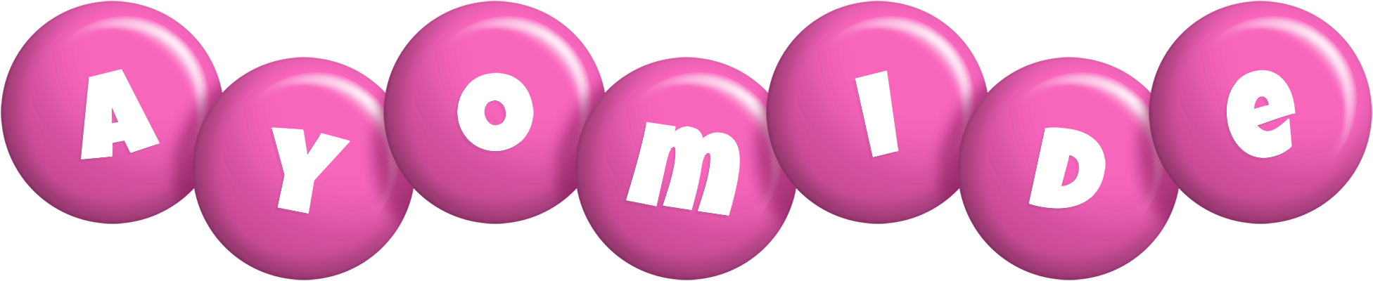 Ayomide candy-pink logo