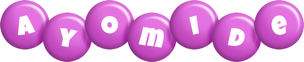 Ayomide candy-purple logo