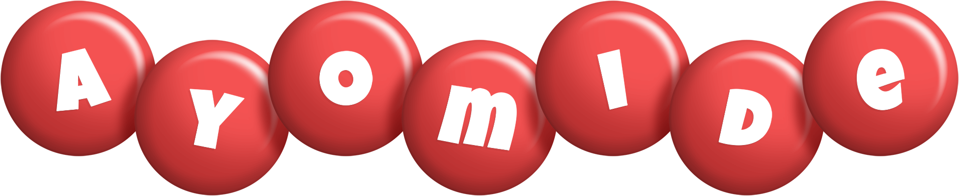 Ayomide candy-red logo