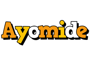 Ayomide cartoon logo