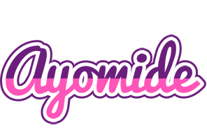 Ayomide cheerful logo