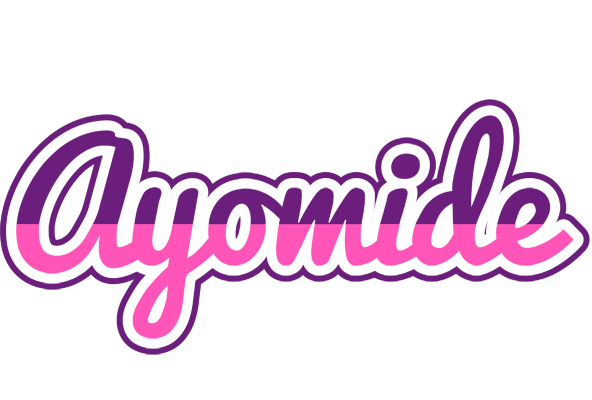 Ayomide cheerful logo