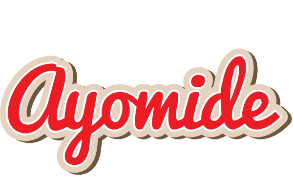 Ayomide chocolate logo