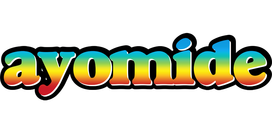 Ayomide color logo