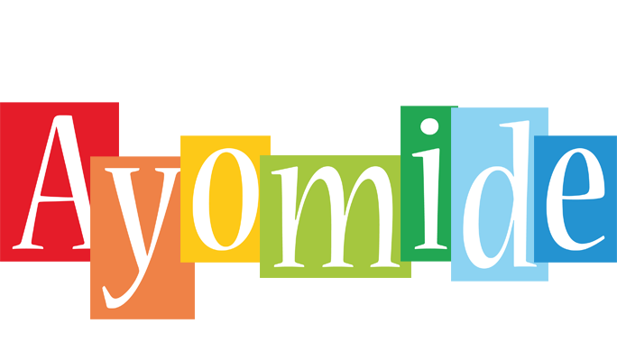 Ayomide colors logo