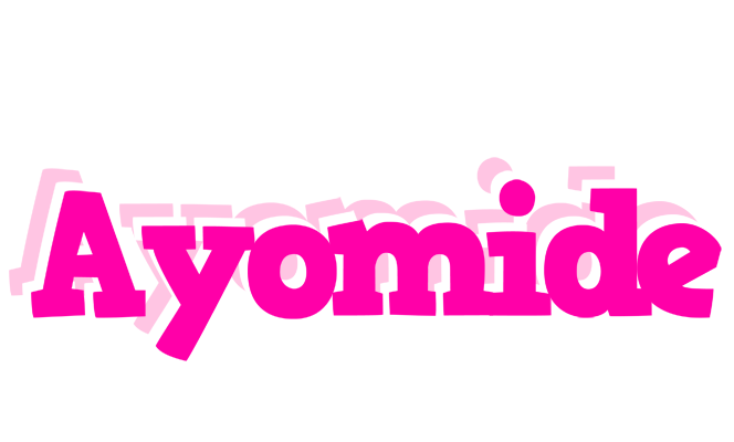 Ayomide dancing logo