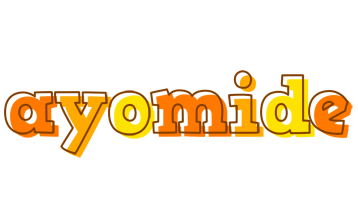 Ayomide desert logo