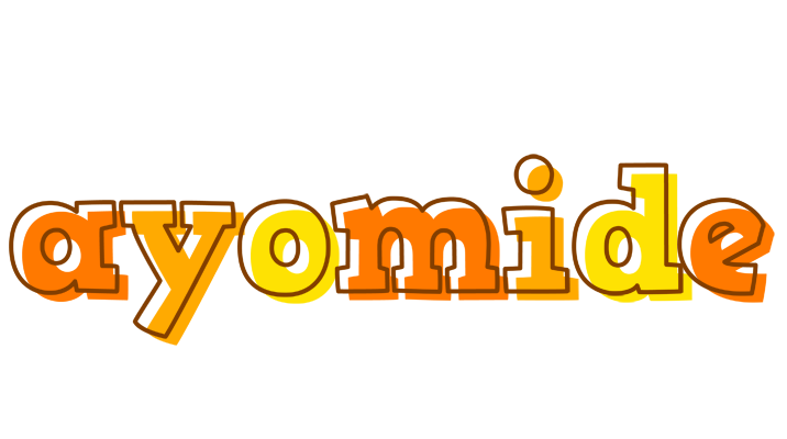Ayomide desert logo
