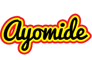 Ayomide flaming logo