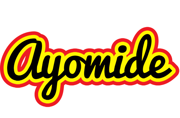 Ayomide flaming logo