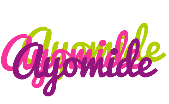 Ayomide flowers logo