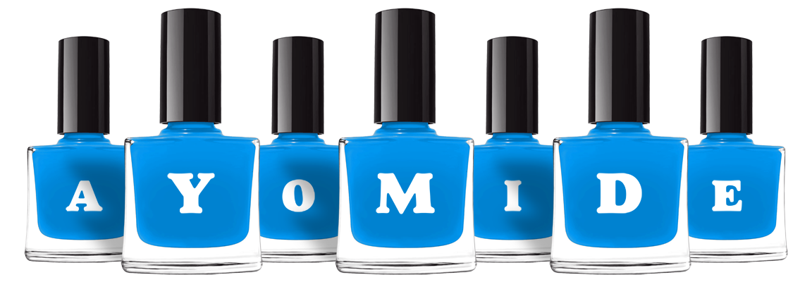 Ayomide glossy logo