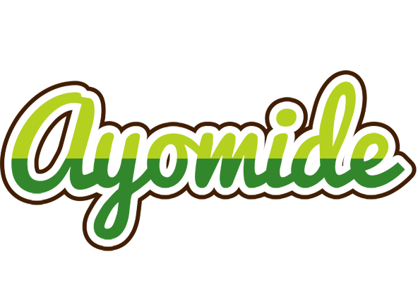 Ayomide golfing logo